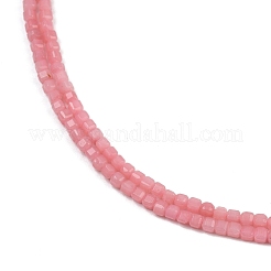 Natural Pink Opal Beads Strands&nbsp;G-F806-B01-01
