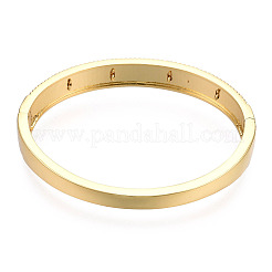 Cubic Zirconia Word Love Hinged Bangle&nbsp;BJEW-N014-021A