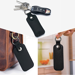 4Pcs Small Thumb Flashes Drives Storage Keychain PU Leather USB Flash Drive Holder Case&nbsp;AJEW-CL0002-12