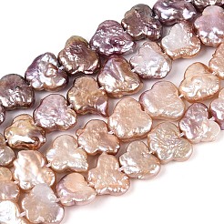 Natural Baroque Keshi Pearl Beads Strands&nbsp;PEAR-N020-P41-02A