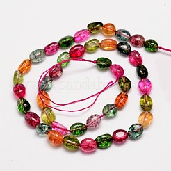 Natural Crackle Quartz Bead Strands&nbsp;X-G-L459-16