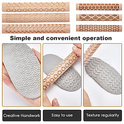 Wood Rolling Sticks&nbsp;DIY-CN0003-13C