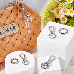 DIY Keychain Clasp Findings Kits&nbsp;DIY-SP0003-47P
