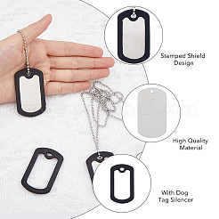 DIY Stamping Blank Pendant Keychain Necklace Making Kit&nbsp;DIY-FH0005-14