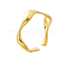 925 Sterling Silver Cuff Rings&nbsp;RJEW-D300-03G