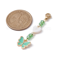 Butterfly Alloy Enamel Pendant Decorations&nbsp;HJEW-JM01775