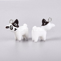 Resin Dog Pendants&nbsp;CRES-TAC0003-15-01