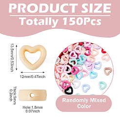 150Pcs Opaque Acrylic Beads&nbsp;OACR-TADJ0001-04
