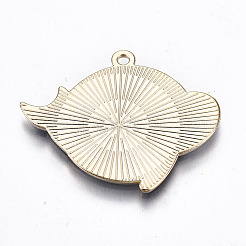 Eco-Friendly Alloy Enamel Pendants&nbsp;ENAM-Q437-033-NR