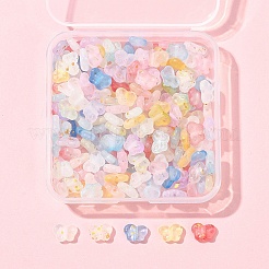 200Pcs Gradient Color Transparent Acrylic Beads&nbsp;MACR-FS0002-02