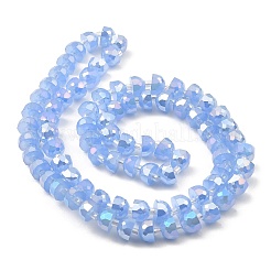 AB Color Plate Glass Beads Strands&nbsp;EGLA-P051-02A-A03
