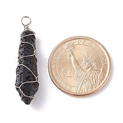 Natural Mixed Gemstone Pointed Pendants&nbsp;PALLOY-JF01162