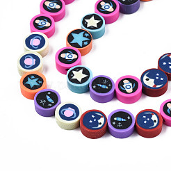 Handmade Polymer Clay Beads Strands&nbsp;CLAY-N008-047