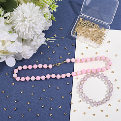 Brass Crimp Bead Cover&nbsp;KK-BBC0025-49D