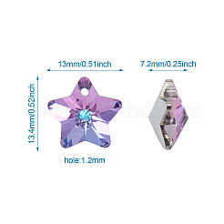 K9 Glass Rhinestone Charms&nbsp;X-GLAA-TA001-007