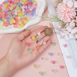 400Pcs Transparent Crakle Acrylic Beads&nbsp;PACR-PA0001-16