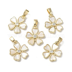 Natural White Shell Pendants&nbsp;BSHE-Z003-05G