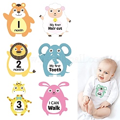 1~12 Months Number Themes Baby Milestone Stickers&nbsp;DIY-H127-B10
