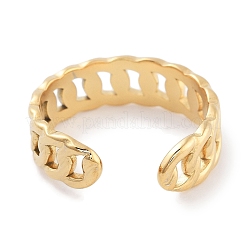 304 Stainless Steel Open Cuff Rings&nbsp;RJEW-K273-06G