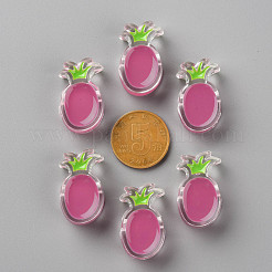 Transparent Enamel Acrylic Beads&nbsp;TACR-S155-002I