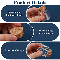 Glass Cork Bottles Ornament&nbsp;DIY-WH0430-987A