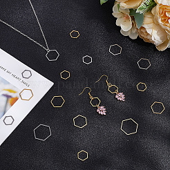 60Pcs 6 Styles 304 & 201 Stainless Steel Linking Rings&nbsp;FIND-GL0001-71