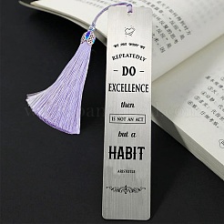 2Pcs 2 Style Stainless Steel Bookmarks&nbsp;AJEW-FG0001-58D