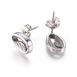 304 Stainless Steel Stud Earrings&nbsp;EJEW-I235-11A