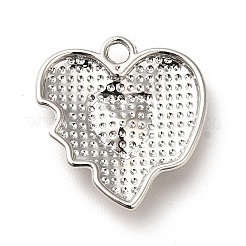 Rack Plating Alloy Pendants with Glass&nbsp;PALLOY-K256-18P