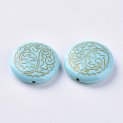 Plating Acrylic Beads&nbsp;OACR-S029-099