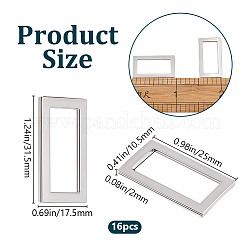 16Pcs Zinc Alloy Buckles&nbsp;FIND-BBC0002-43A