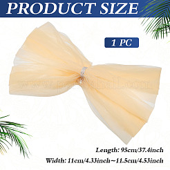 Bride Polyester Gauze Tippet&nbsp;AJEW-WH0314-878B