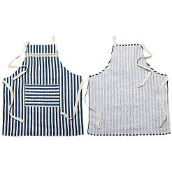 Stripe Cotton Sleeveless Apron&nbsp;AJEW-WH20072-17