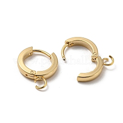 201 Stainless Steel Huggie Hoop Earrings Findings&nbsp;STAS-A167-01J-G