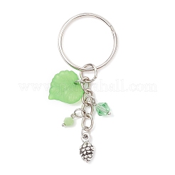 3Pcs Leaf Acrylic Keychains&nbsp;KEYC-JKC01405