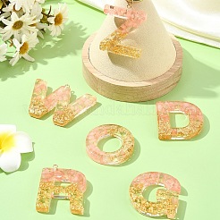 26Pcs 26 Styles Transparent Epoxy Resin Pendants&nbsp;CRES-YW0002-28G