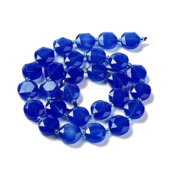 Natural Blue Agate Beads Strands&nbsp;G-NH0004-002A