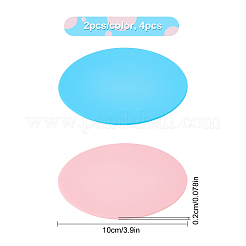 4Pcs 2 Colors Silicone Cup Mat&nbsp;AJEW-CP0004-40