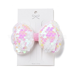 Paillette Cloth Felt Fabric Alligator Hair Clip&nbsp;OHAR-R100-02A