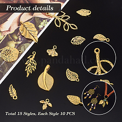 150PCS 15Style Tibetan Style Pendants&nbsp;TIBEP-PH0001-61