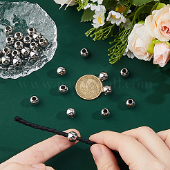 50Pcs 201 Stainless Steel European Beads&nbsp;STAS-DC0017-23