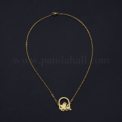201 Stainless Steel Pendant Necklaces&nbsp;LS-NJEW-S105-JN512-2