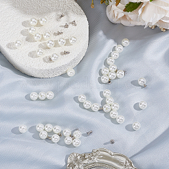 200 Sets Plastic Imitation Pearl Buttons&nbsp;KY-WR0001-13