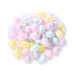 50Pcs 5 Colors Transparent Acrylic Beads&nbsp;TACR-CC0001-02