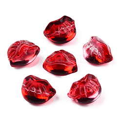 Transparent Spray Painted Glass Beads&nbsp;GLAA-N035-033-C07
