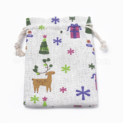 Polycotton(Polyester Cotton) Packing Pouches Drawstring Bags&nbsp;ABAG-T006-A02