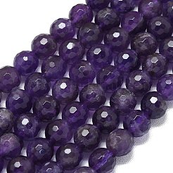 Natural Amethyst Beads Strands&nbsp;G-B165-A10-8mm