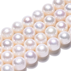 Natural Cultured Freshwater Pearl Beads Strands&nbsp;PEAR-N016-07A