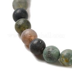 Natural Indian Agate Beads Strands&nbsp;G-Q462-6mm-08