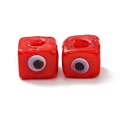 Handmade Evil Eye Lampwork European Beads&nbsp;LAMP-G143-06D